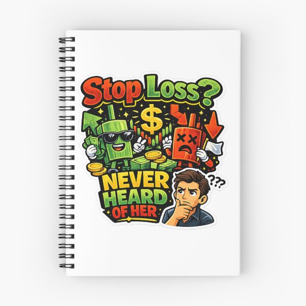 Item preview, Stop Loss Never Heard Of Her Funny Trading Meme designed and sold by VolatilityEdge.