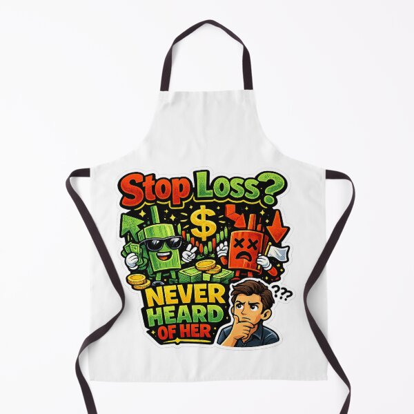 Item preview, Stop Loss Never Heard Of Her Funny Trading Meme designed and sold by VolatilityEdge.