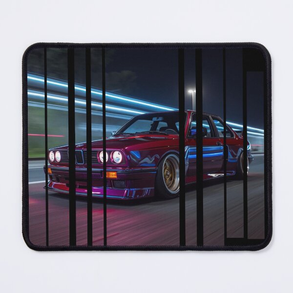 Item preview, B.W the Power of the 3 coupe with wide body kit, street racing vibe, high contrast neon colors 17 designed and sold by Neon G.