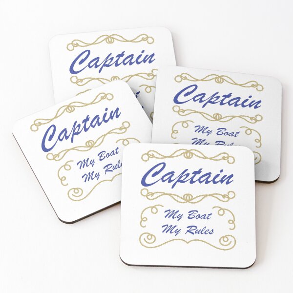 Item preview, Captain, my boat, my rules (funny saying) designed and sold by MaximWundersee.