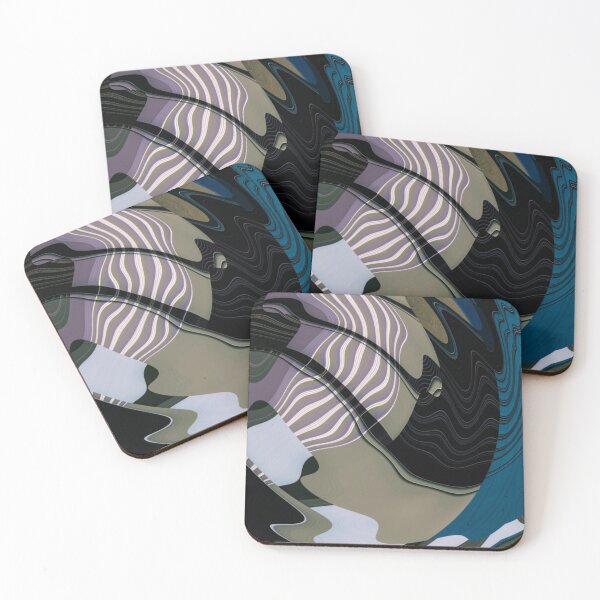 Item preview, Sophisticated Swell Abstract Feature Art by Jenny Meehan 4 designed and sold by Jenny Meehan Art Prints and Patterns  .