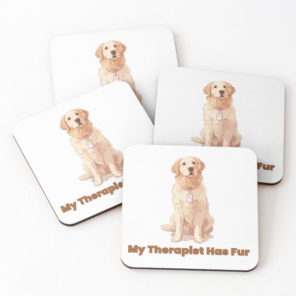 Item preview, My Therapist Has Fur - Emotional Support Dog Gift for Mental Health Pet Lover T-Shirt designed and sold by DragonClaw ⭐⭐⭐⭐⭐.