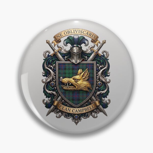 Aperçu de l'œuvre Insigne du clan Campbell créée et vendue par BagTown Clans.