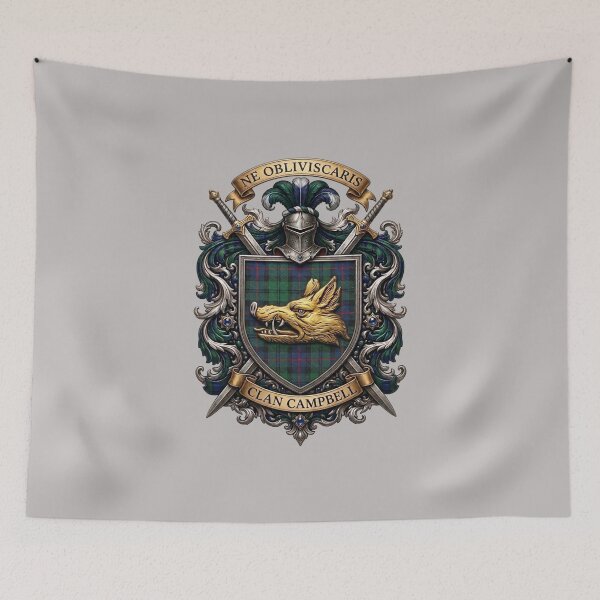 Item preview, Clan Campbell Crest Badge designed and sold by BagTown Clans.