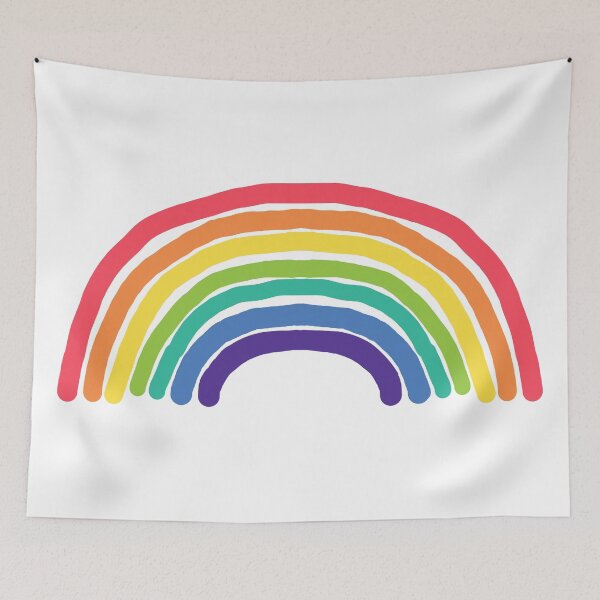 Item preview, Crayon Colored Rainbow designed and sold by ellenhenry.