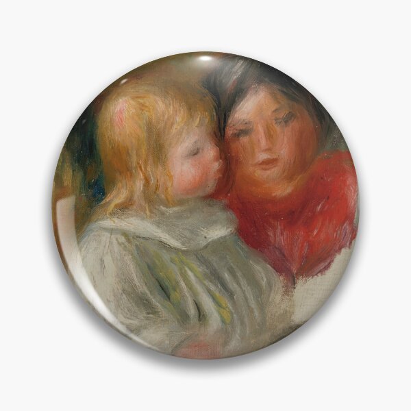 Item preview, Etude Denfants Et Jeune Femme by Pierre-Auguste Renoir: Tender Impressionist Study designed and sold by artofuniverse.