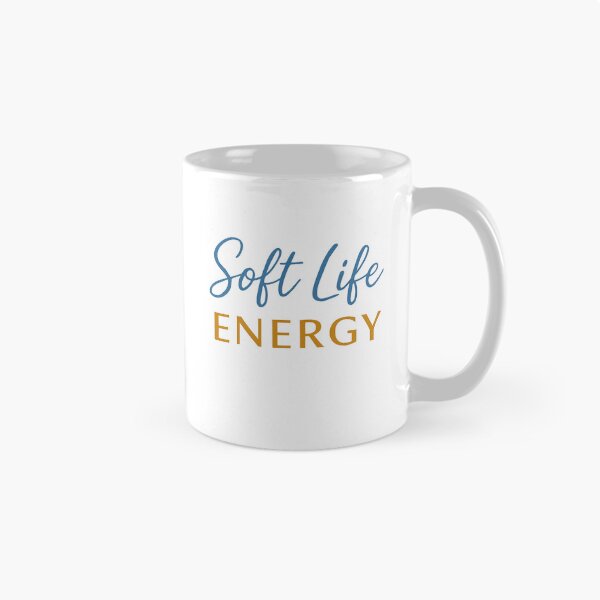 Item preview, Soft Life Energy – Aesthetic Motivational Typography Design designed and sold by MimisCornerCo.