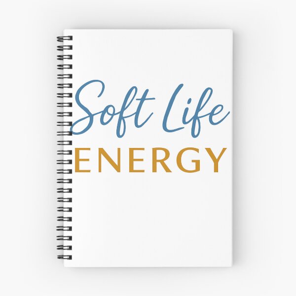 Item preview, Soft Life Energy – Aesthetic Motivational Typography Design designed and sold by MimisCornerCo.
