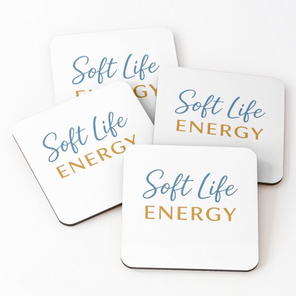 Item preview, Soft Life Energy – Aesthetic Motivational Typography Design designed and sold by MimisCornerCo.