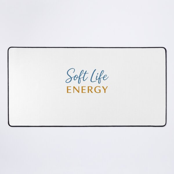 Item preview, Soft Life Energy – Aesthetic Motivational Typography Design designed and sold by MimisCornerCo.
