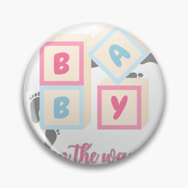 Item preview, Baby On The Way – Cute Baby Blocks  designed and sold by SaraMagicStudio.