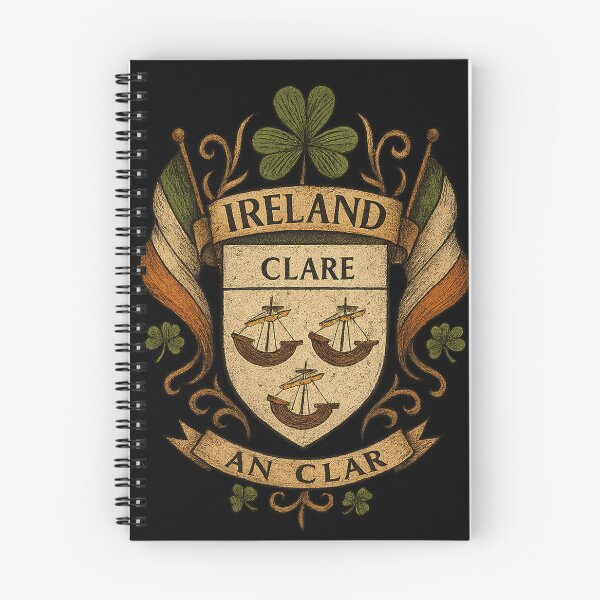 Item preview, County Clare Ireland Coat of Arms Heritage designed and sold by REAL IRISH GIFTS.