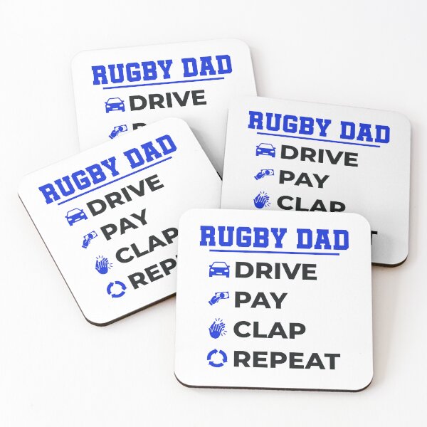 Item preview, Rugby Dad Drive Pay Clap Repeat designed and sold by jaygo.