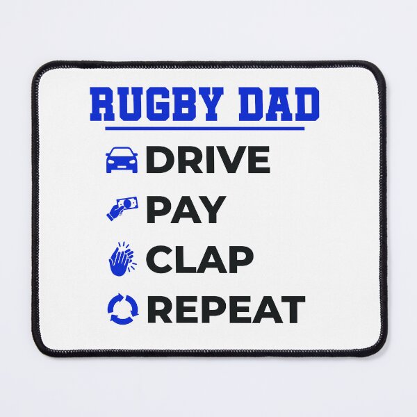 Item preview, Rugby Dad Drive Pay Clap Repeat designed and sold by jaygo.