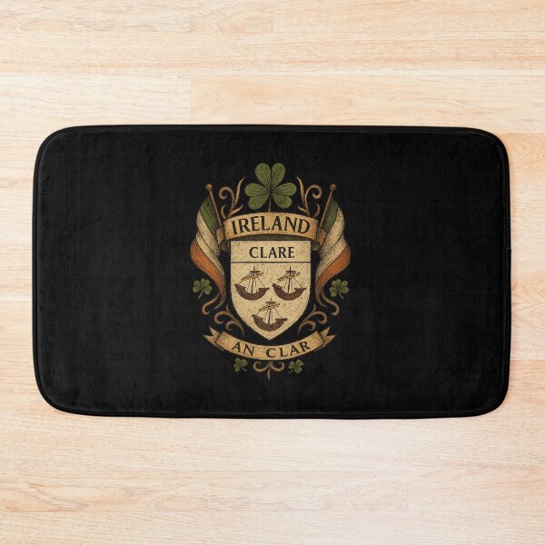 Item preview, County Clare Ireland Coat of Arms Heritage designed and sold by REAL IRISH GIFTS.