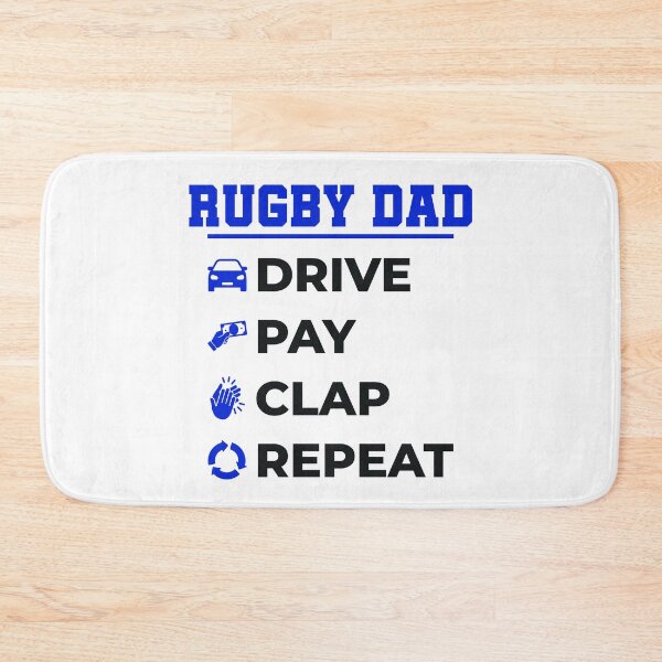 Item preview, Rugby Dad Drive Pay Clap Repeat designed and sold by jaygo.