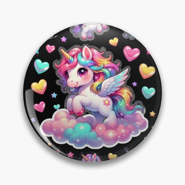 Item preview, Rainbow Winged Unicorn Sticker Pack designed and sold by CoquetteLunaCo.