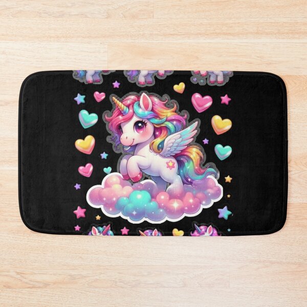 Item preview, Rainbow Winged Unicorn Sticker Pack designed and sold by CoquetteLunaCo.