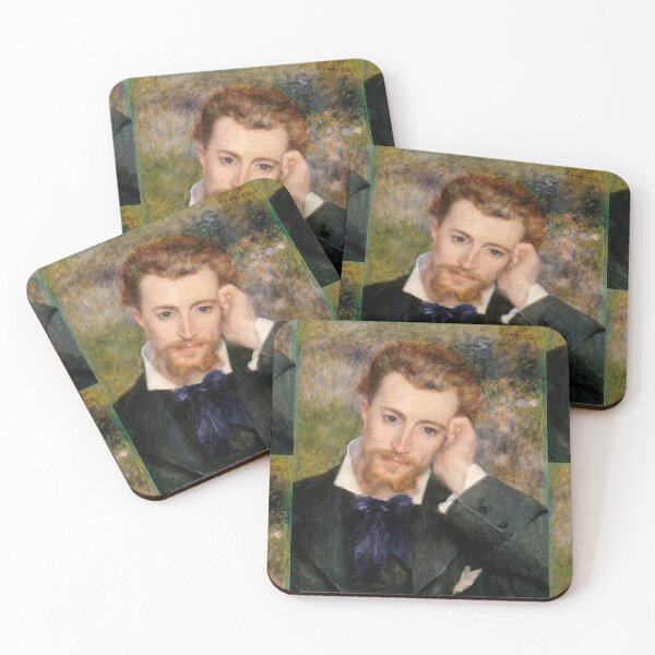 Item preview, Eugene Murer by Pierre-Auguste Renoir: Impressionist Portrait Fine Art Print designed and sold by artofuniverse.