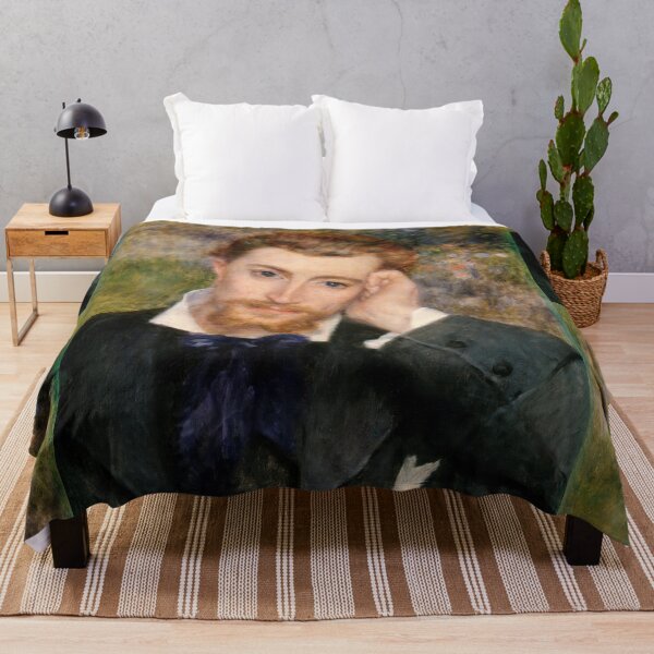 Item preview, Eugene Murer by Pierre-Auguste Renoir: Impressionist Portrait Fine Art Print designed and sold by artofuniverse.
