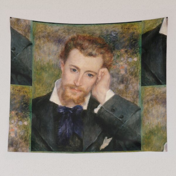 Item preview, Eugene Murer by Pierre-Auguste Renoir: Impressionist Portrait Fine Art Print designed and sold by artofuniverse.