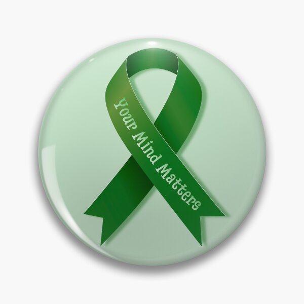 Item preview, Your Mind Matters - Green Ribbon For Mental Health Awareness designed and sold by Ivy-Triggs.