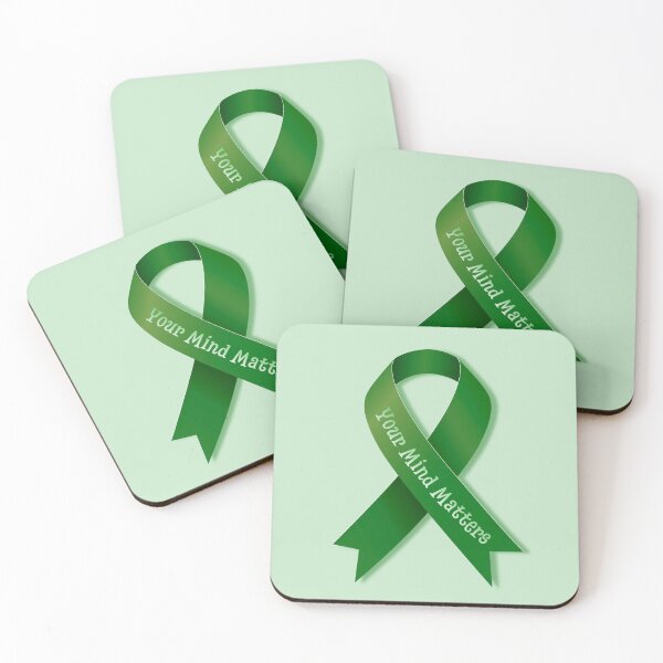 Item preview, Your Mind Matters - Green Ribbon For Mental Health Awareness designed and sold by Ivy-Triggs.