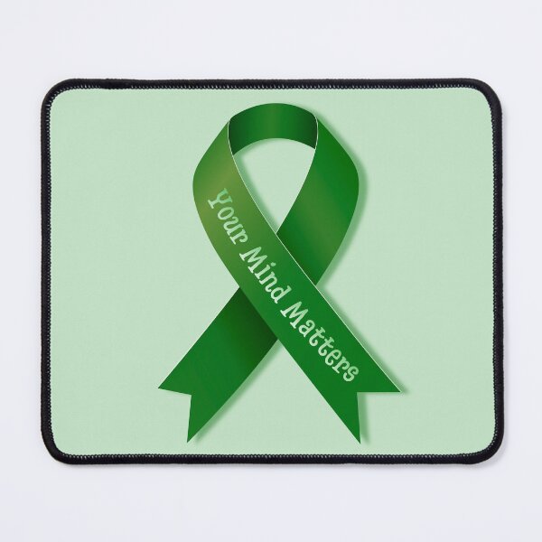 Item preview, Your Mind Matters - Green Ribbon For Mental Health Awareness designed and sold by Ivy-Triggs.