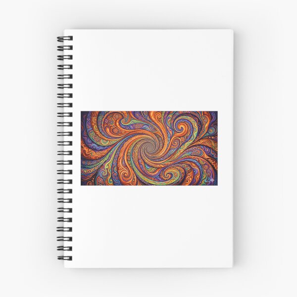 Aperçu de l'œuvre Motifs cachemire fous - Teinte orange n° 3 créée et vendue par ColorCatalysts.