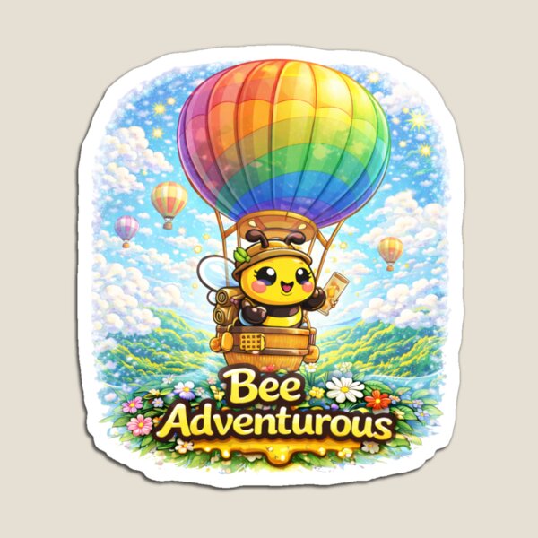Artikelvorschau, Bee Adventurous - Heißluftballon entworfen und verkauft von Beetobuzz.