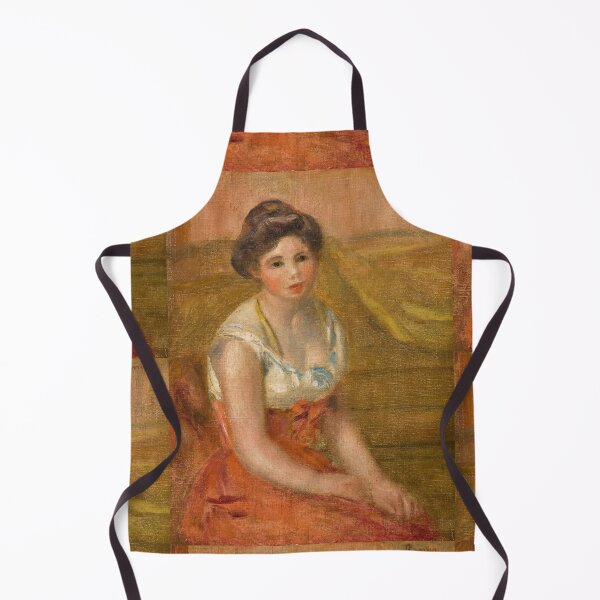 Item preview, Femme Assise by Pierre-Auguste Renoir: Impressionist Portrait Fine Art Print designed and sold by artofuniverse.