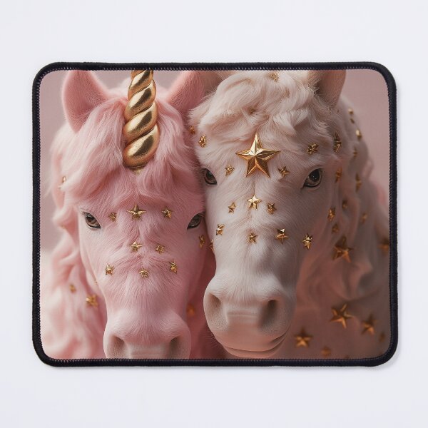 Item preview, Cute Unicorn Horses Pink Fantasy Aesthetic designed and sold by Lala and Jull.