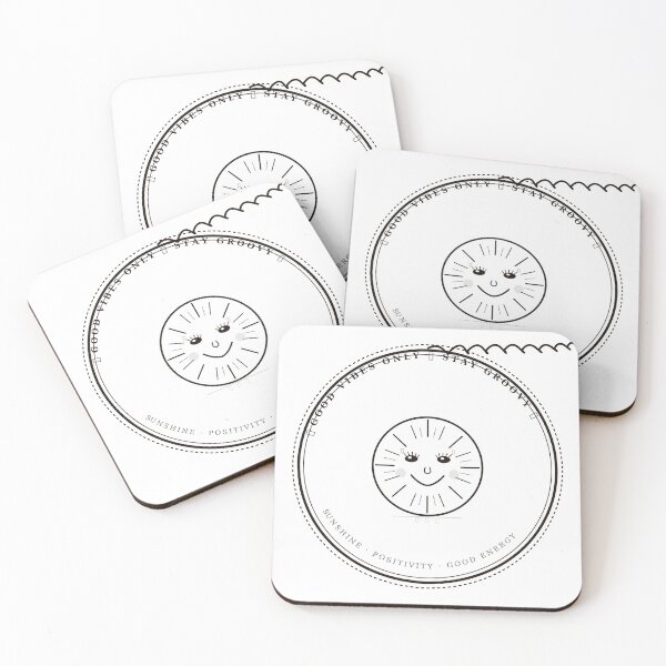 Item preview, Good Vibes Only - Retro Sun Face | Groovy Vintage Illustration Design designed and sold by Mood.exe.