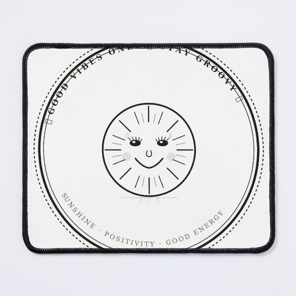 Item preview, Good Vibes Only - Retro Sun Face | Groovy Vintage Illustration Design designed and sold by Mood.exe.