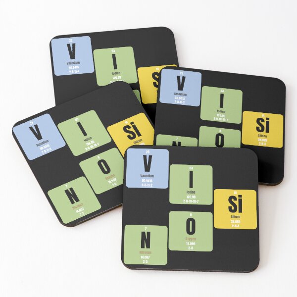 Item preview, Vision Periodic Table Chemistry Word Design designed and sold by DrTol.