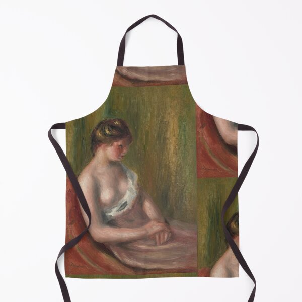 Item preview, Femme Assise by Pierre-Auguste Renoir: Impressionist Nude Portrait Poster designed and sold by artofuniverse.