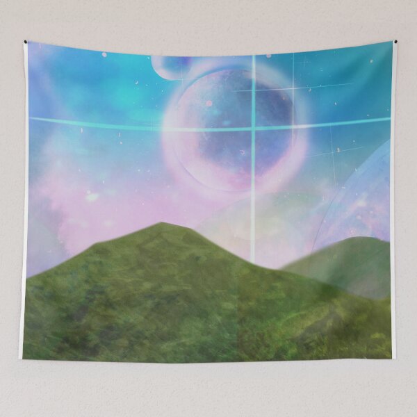 Item preview, "Enjoying the Otherwoldly Hills" designed and sold by Spaceart9.