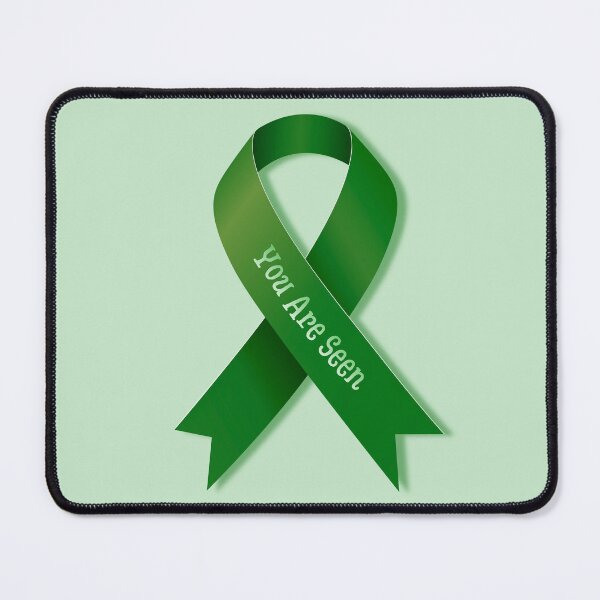 Item preview, You Are Seen - Green Ribbon For Mental Health Awareness designed and sold by Ivy-Triggs.