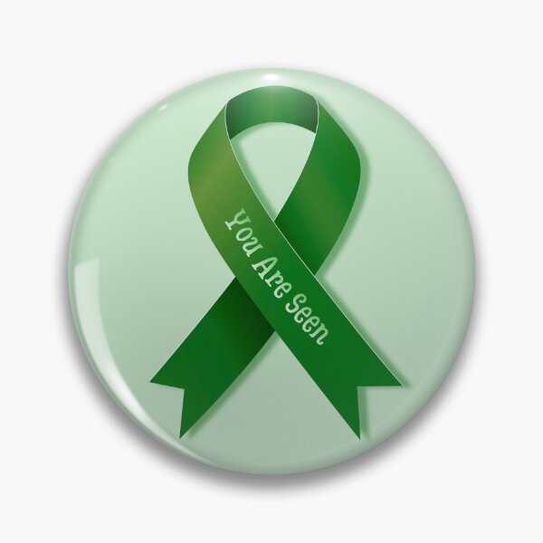 Item preview, You Are Seen - Green Ribbon For Mental Health Awareness designed and sold by Ivy-Triggs.