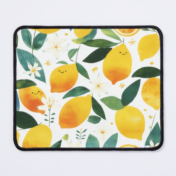Item preview, Happy Lemon Garden Pattern designed and sold by Dusk Atelier.