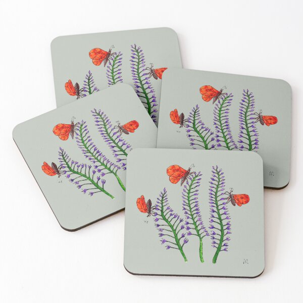 Item preview, Butterflies on Buddleia designed and sold by MagpieDiamond.