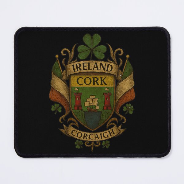 Item preview, County Cork Ireland Coat of Arms Heritage designed and sold by REAL IRISH GIFTS.