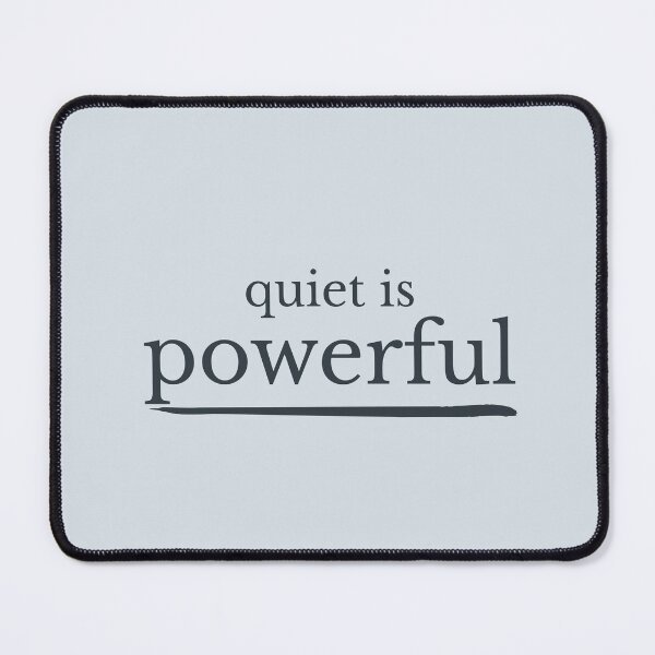 Item preview, Quiet Is Powerful Minimalist Statement Quote Shirt designed and sold by Minimalist Typography.