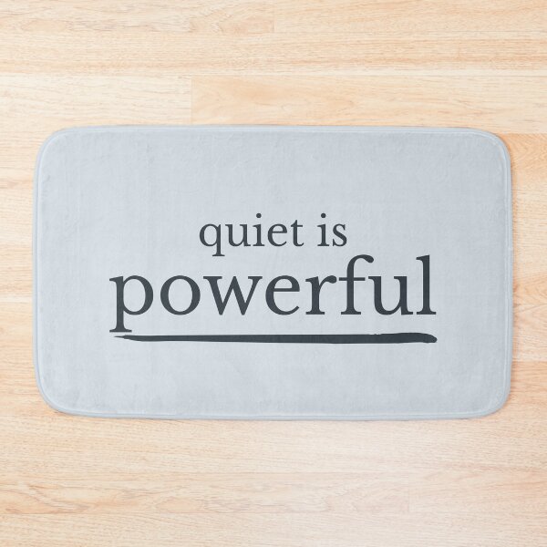 Item preview, Quiet Is Powerful Minimalist Statement Quote Shirt designed and sold by Minimalist Typography.