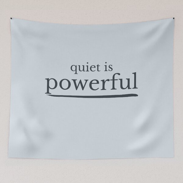 Item preview, Quiet Is Powerful Minimalist Statement Quote Shirt designed and sold by Minimalist Typography.