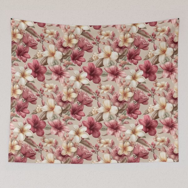 Item preview, Exotic Tropical Floral Texture  - Birthday Flower Print  - Christmas Gift Ideas designed and sold by RoyalStarsPatts.