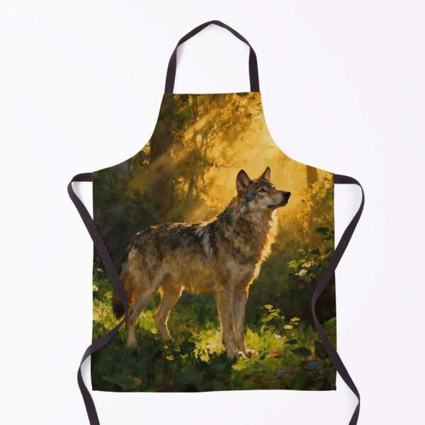 Item preview, Lone Wolf in the Forest designed and sold by Glimmersmith.