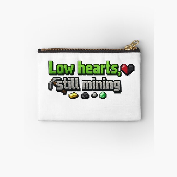 Item preview, Low Hearts Still Mining – Pixel Gamer Survival Design designed and sold by Ana Gómez.