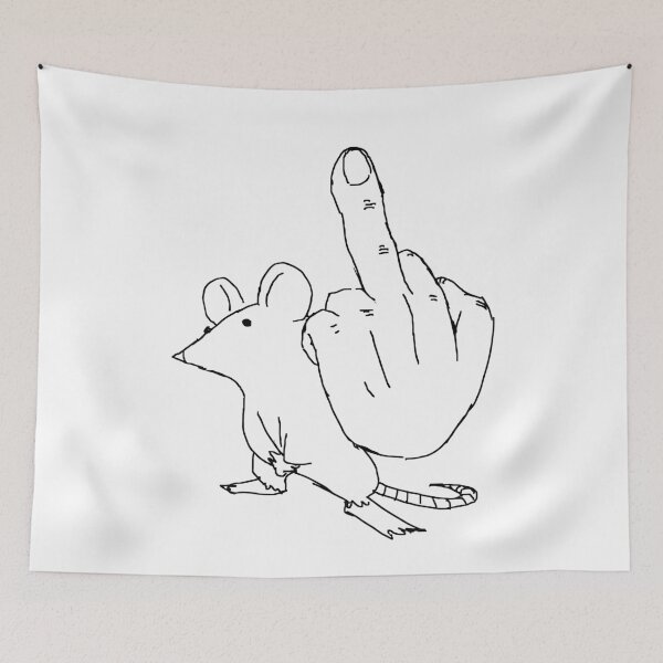 Item preview, Rat Middle Finger designed and sold by Fire TheMann.