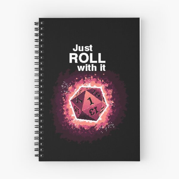 Item preview, Just Roll With It Retro D20 Magenta Dice designed and sold by OneToTee.